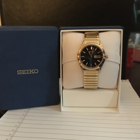Other - Men’s Seiko Gold Plated Watch...Brand New